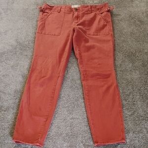 Anthropologie Hei Hei Side Tab Twill Pants